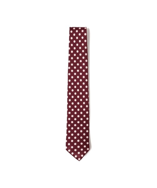 BEAMS+（ビームスプラス） ネクタイ BEAMS PLUS / Silk Tie Dot Print