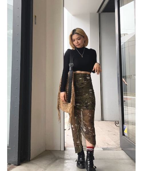 ALLSAINTS（オールセインツ） tシャツ FRANCESCO RINA ROLL NECK T