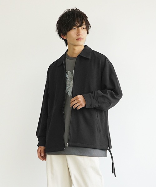 MinoriTY ブルゾン アウター 「MinoriTY」とろみ素材サイド