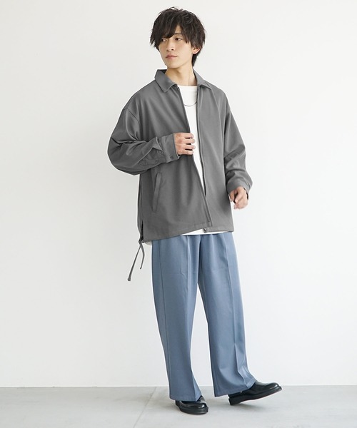 monbull 黒 ジップアップジャケット NVRFRGT - 【25SS】クロップド ジップアップ ジャケット