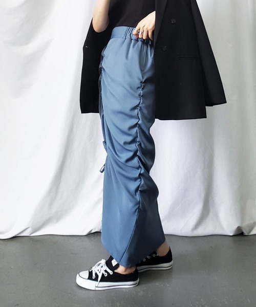 me+em select（ミームセレクト） スカート 「 7color 」シャーリング