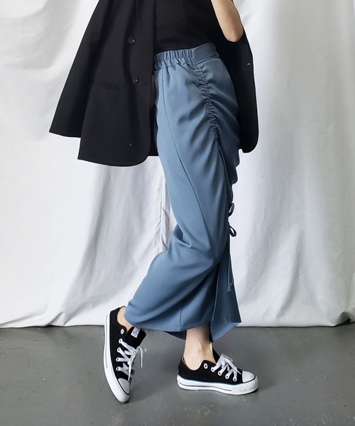 me+em select（ミームセレクト） スカート 「 7color 」シャーリング