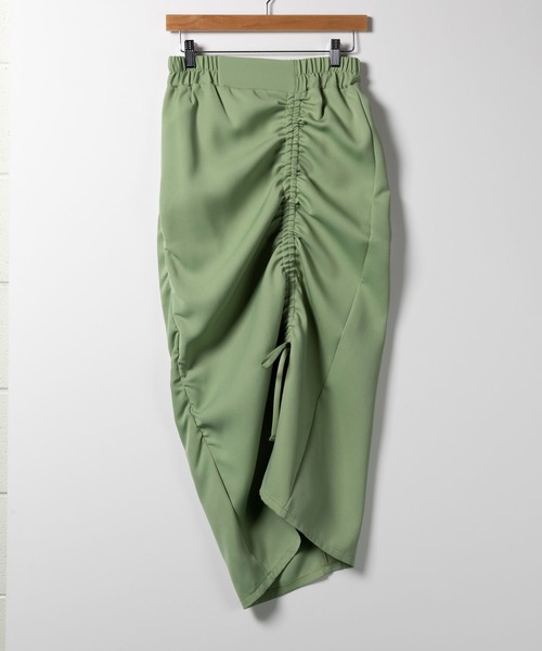 me+em select（ミームセレクト） スカート 「 7color 」シャーリング