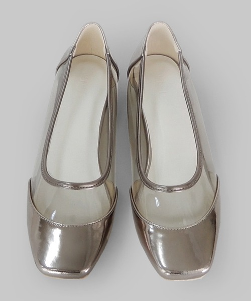 alala（アララ） パンプス メタリッククリアパンプス「 ポインテッド