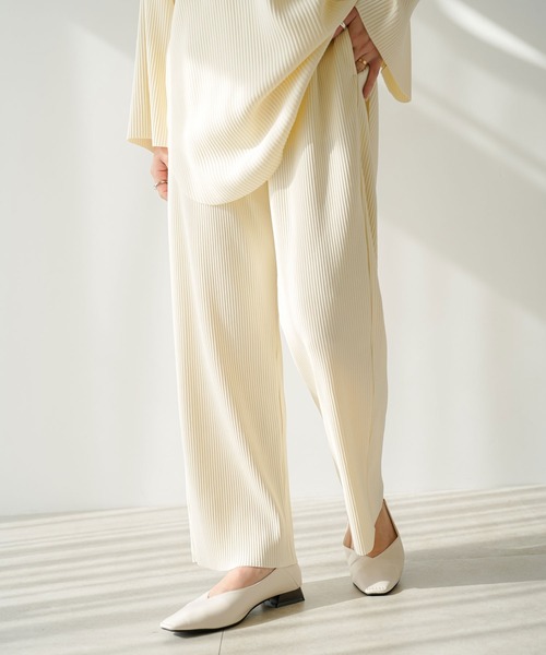 ISSEY MIYAKE ハーフパンツ アイボリー M キレイめ 着回し