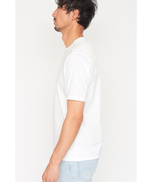 メンズ ロゴ半袖Tシャツ クルーネック HUMU0198PB-USCV02 HIGH STREET tシャツ STREET∴movingクルーネック半袖Tシャツ