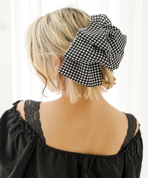 Diable baiser ヘアクリップ 大ぶり可愛いリボンバレッタ