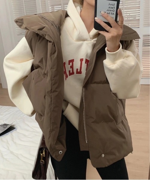 ダウンベスト ベスト 「Lilamusant(リラミュゾン)」スタンドカラー