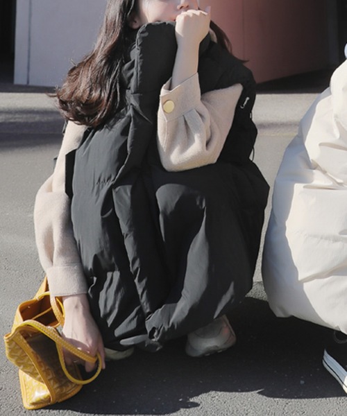 ダウンベスト ベスト 「Lilamusant(リラミュゾン)」スタンドカラー