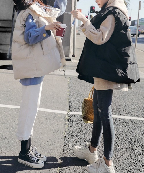 ダウンベスト ベスト 「Lilamusant(リラミュゾン)」スタンドカラー