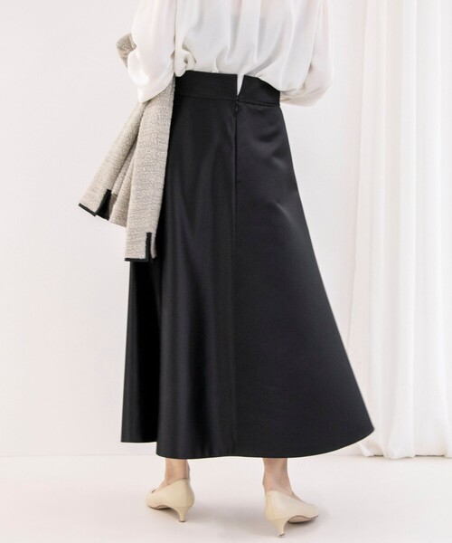 NOLLEY'S ウォッシャブルサテンフレアスカート NOLLEY'S｜ウォッシャブルサテンフレアスカート | Rakuten