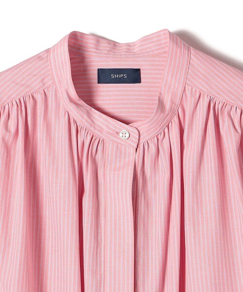 ピンク ストライプ 半袖ワンピース フリル ストライプ柄ミニワンピース - ピンク/ホワイト | ZARA Japan / 日本