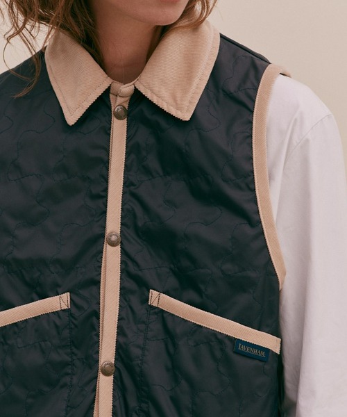 LAVENHAM（ラベンハム） ベスト ジレ 夏 Lightweight Cropped Gilet