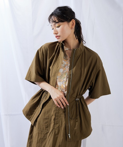 総柄ブラウス　イア　パピオネ ear PAPILLONNER（イア パピヨネ） シャツ ブラウス 「手洗い可