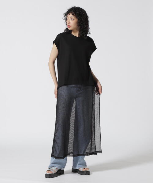 tシャツ DROIT BELLO（ドロイトベロ）ベロアメッシュプルオーバー レディース DROIT BELLO tシャツ BELLO（ドロイトベロ）ベロアメッシュプル