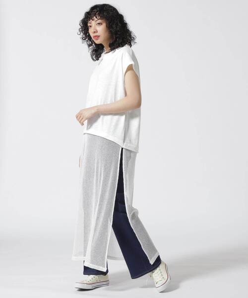 tシャツ DROIT BELLO（ドロイトベロ）ベロアメッシュプルオーバー レディース DROIT BELLO tシャツ BELLO（ドロイトベロ）ベロアメッシュプル