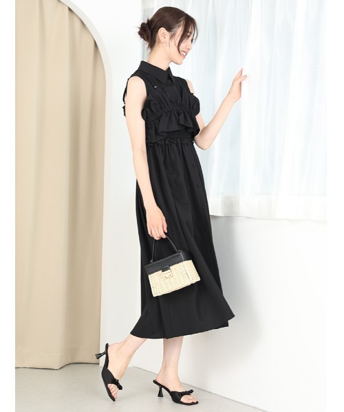 ひっとん様 PLST コンビブラウス＋ワンピース ストライプティアードショートスリーブワンピース | PICCIN (ピッチン