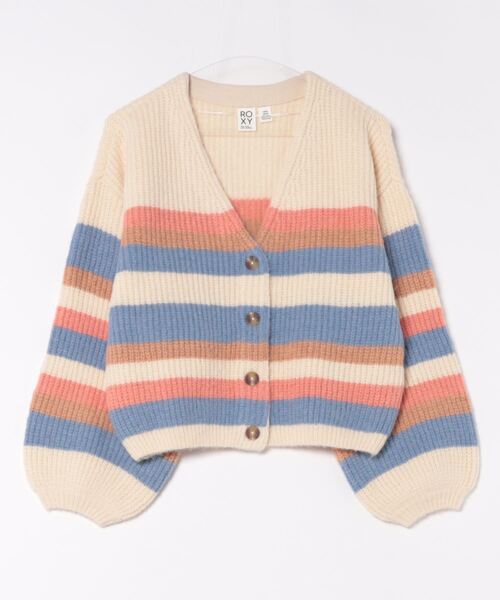 【1日＆3日-5日はボーナスストア+10％】アウトレット価格 ROXY ロキシー  MARBLE TILES STRIPE カーディガン 羽織 OUTLET】Roxy MARBLE TILES STRIPE カーディガン