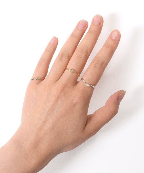 Flowering 指輪 リング 「5個セット」フェミニンデザイン