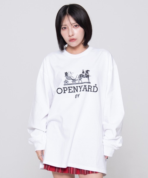 tシャツ 「OY/オーワイ」 CARRIAGE LONG SLEEVE/キャリッジ ロングスリーブ レディース メンズ