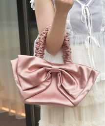 axes femme（アクシーズ ファム） トートバッグ ビッグリボンサテン