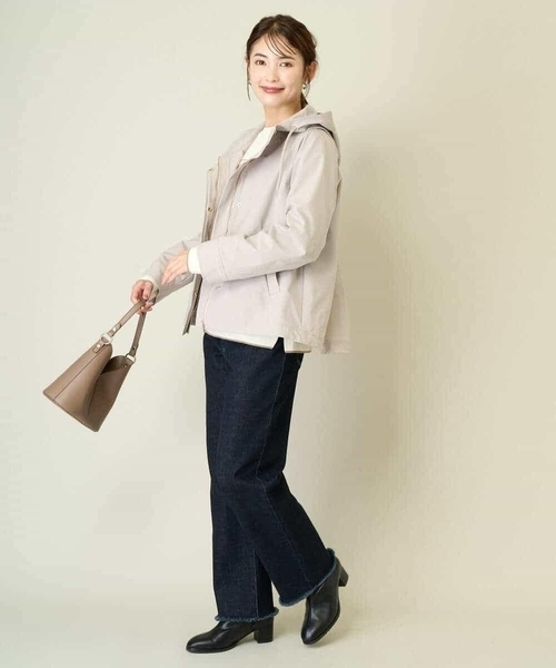 【新品タグ付】ASTRAET ショートモッズコート ホワイト ¥25,300 ASTRAET（アストラット）の「＜ASTRAET（アストラット）＞P/C