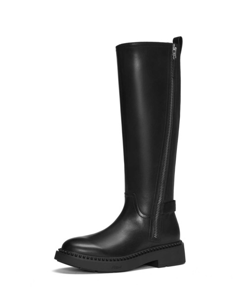 ブーツ ASH/アッシュ「MADMAN」ダブルジップ厚底ロングブーツ 