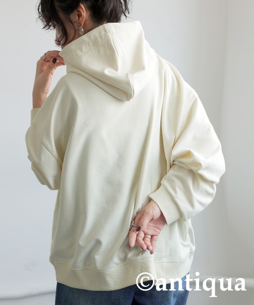 antiqua パーカー ショートジップパーカー レディース メンズ
