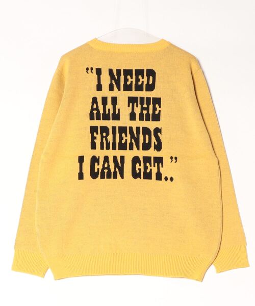 ニット セーター HOUSTON / ×PEANUTS JQ KNIT（SNOOPY）CHARLIE BROWN） / 22255/22256 レディ HOUSTON ニット セーター / ×PEANUTS JQ KNIT（SNOOPY）CHARLIE