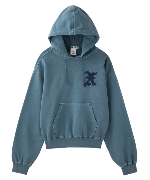 パーカー FADED X PATCH SWEAT HOODIE レディース