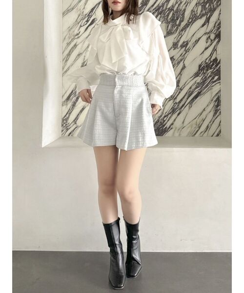 ESTNATION ツィードタックショートパンツ ESTNATION / ツイードタックショートパンツ｜ESTNATION ONLINE STORE