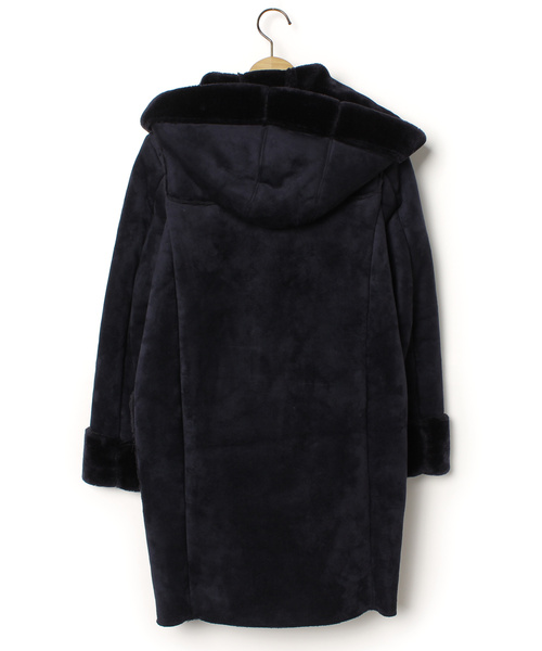 Mila Owen（ミラオーウェン） ダッフルコート FREE ブルー レディース