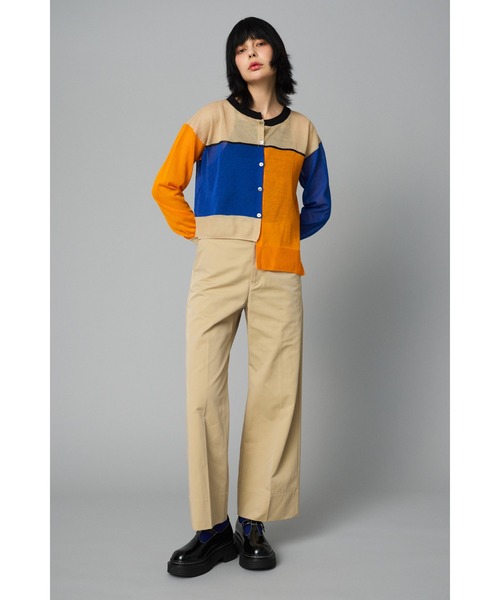 Herin.CYE ヘリンドットサイ アシンメトリー カーディガン HeRIN.CYE カーディガン Asymmetry line cardigan