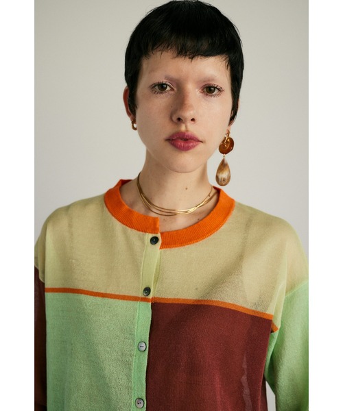 Herin.CYE ヘリンドットサイ アシンメトリー カーディガン Asymmetry line cardigan アシンメトリーラインカーディガン