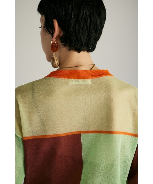 Herin.CYE ヘリンドットサイ アシンメトリー カーディガン HeRIN.CYE カーディガン Asymmetry line cardigan