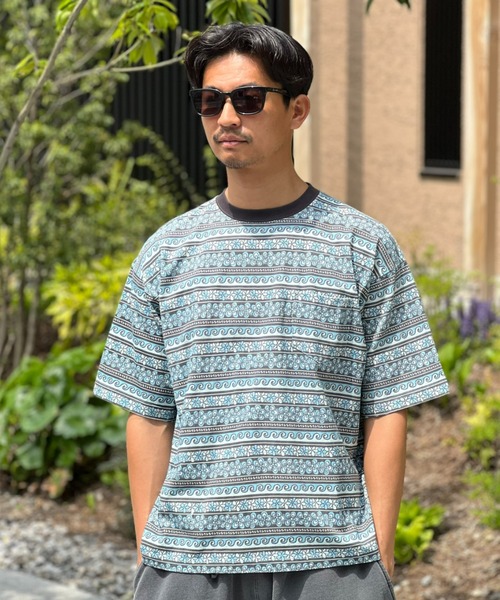 MAGIC NUMBER（マジック ナンバー） tシャツ FLOWER BORDER T-SHIRT