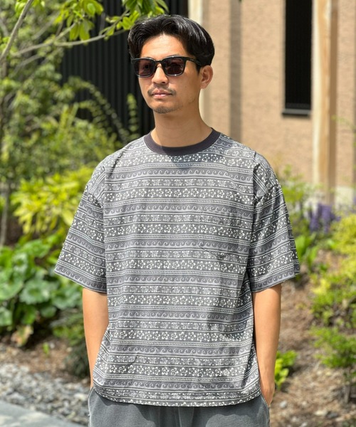 MAGIC NUMBER（マジック ナンバー） tシャツ FLOWER BORDER T-SHIRT