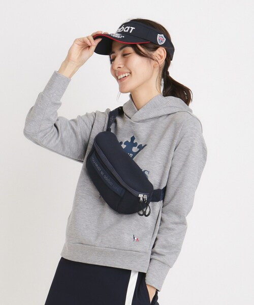 【新品未使用】【新レーベル ADABAT NAVY】ロゴデザイン ウェストバッグ 新品未使用】【新レーベル ADABAT NAVY】ロゴデザイン ウェスト