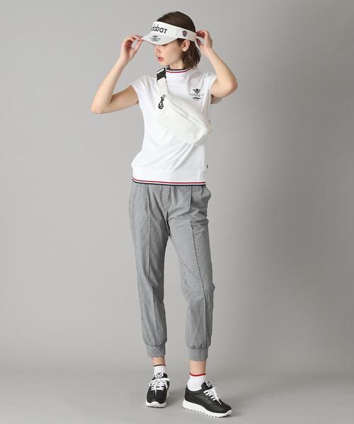 【新品未使用】【新レーベル ADABAT NAVY】ロゴデザイン ウェストバッグ adabat（アダバット） ウエストポーチ ウエストバッグ 「新レーベル