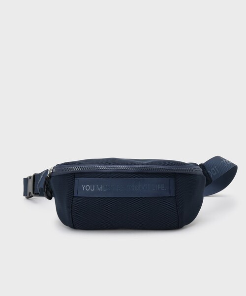 【新品未使用】【新レーベル ADABAT NAVY】ロゴデザイン ウェストバッグ 新品未使用】【新レーベル ADABAT NAVY】ロゴデザイン ウェスト