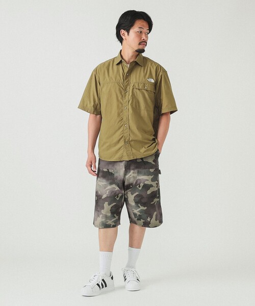 げの！【未使用品】　ノースフェイス　ショートスリーブヌプシシャツ　サイズＬ THE NORTH FACE ノースフェイス シャツ ショートスリーブヌプシ