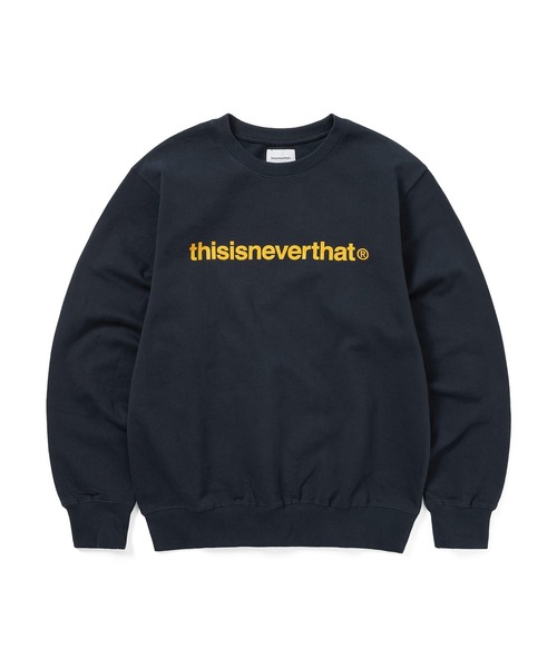 Thisisneverthat スウェット 黒 thisisneverthat トレーナー スウェット T-Logo LT Crewneck