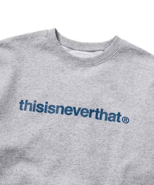 thisisneverthat スウェット　グレー thisisneverthat グレー スウェットシャツ