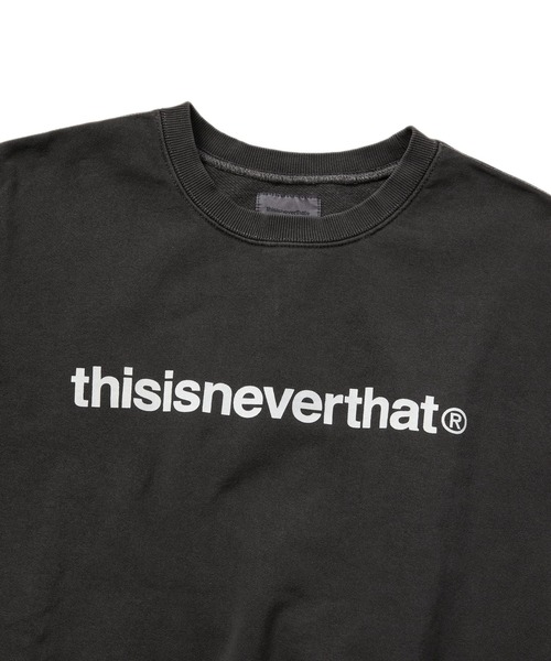 thisisneverthat グレー トレーナー Mサイズ That Sign W Tee – thisisneverthat® JP