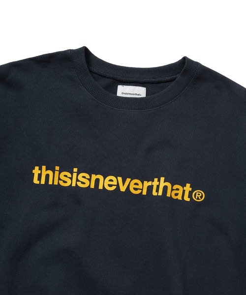 thisisneverthat ネイビー トレーナー Lサイズ thisisneverthat トレーナー スウェット T-Logo LT Crewneck