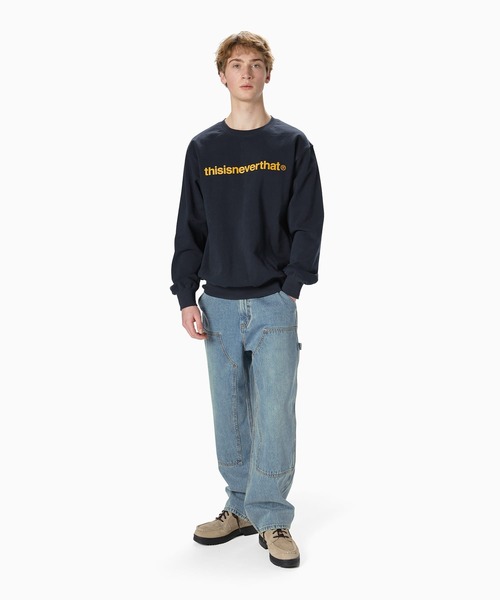thisisnaverthat スウェット Lサイズ thisisneverthat トレーナー スウェット T-Logo LT Crewneck