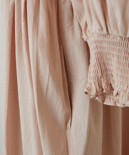 BEARDSLEY ワンピース リネンギャザーワンピ : ZOZOTOWN Yahoo
