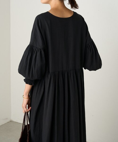 BEARDSLEY ワンピース リネンギャザーワンピ : ZOZOTOWN Yahoo