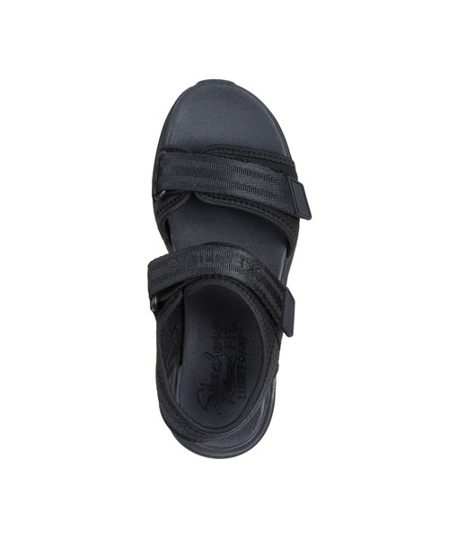 新品タグ箱付き☆スケッチャーズ　サンダル　ミュール　オールブラック24.0cm SKECHERS サンダル、ミュール｜シューズ｜ファッション おすすめ