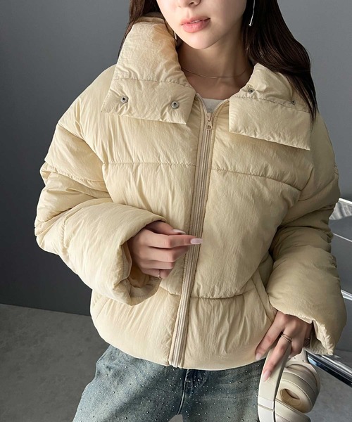 Java 中綿ブルゾン MEDIUM アイボリー レディース : ZOZOTOWN Yahoo!店